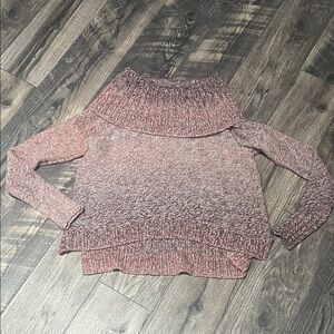 VINTAGE American Eagle Outfitters Cowl Neck Sweater in Pink